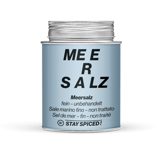 Meersalz fein - unbehandelt, 870 ml Schraubdose