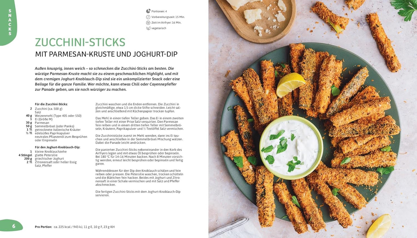 Airfryer Familienrezepte: Kochen, was wirklich allen schmeckt I 45 Rezepte