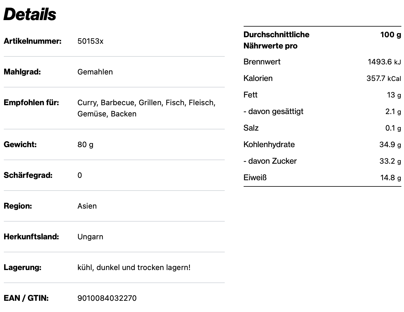 Paprika rosenscharf - original ungarisch, 170ml Schraubdose
