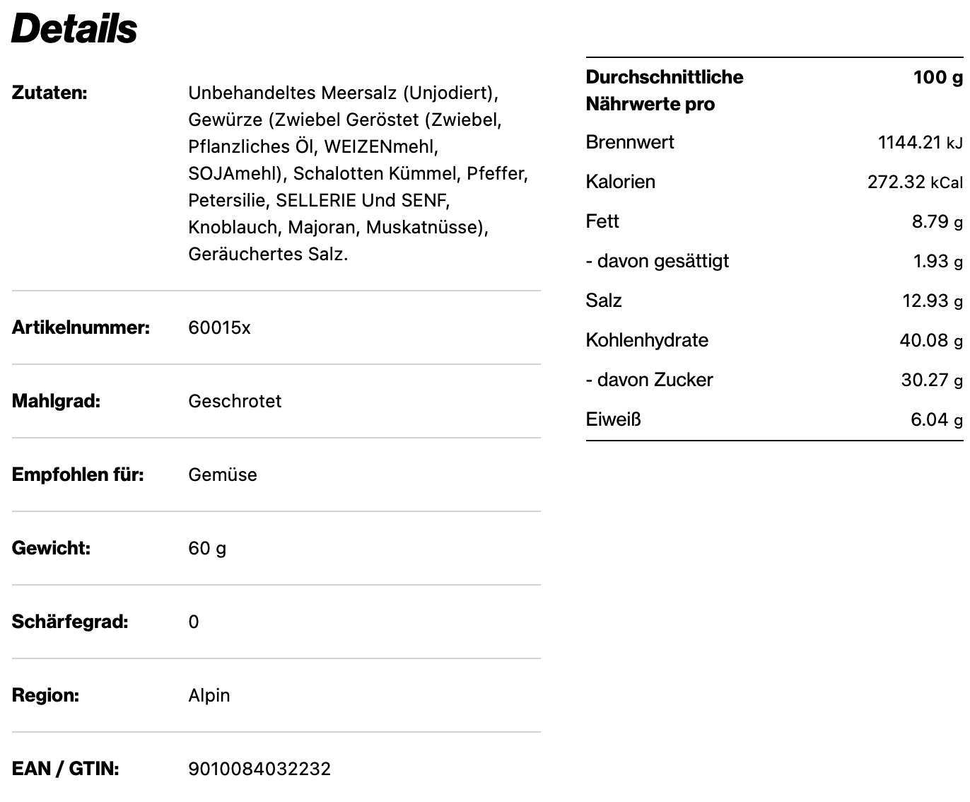 Original Salzburger Bratkartoffel-Gewürzzubereitung, 170ml Schraubdose