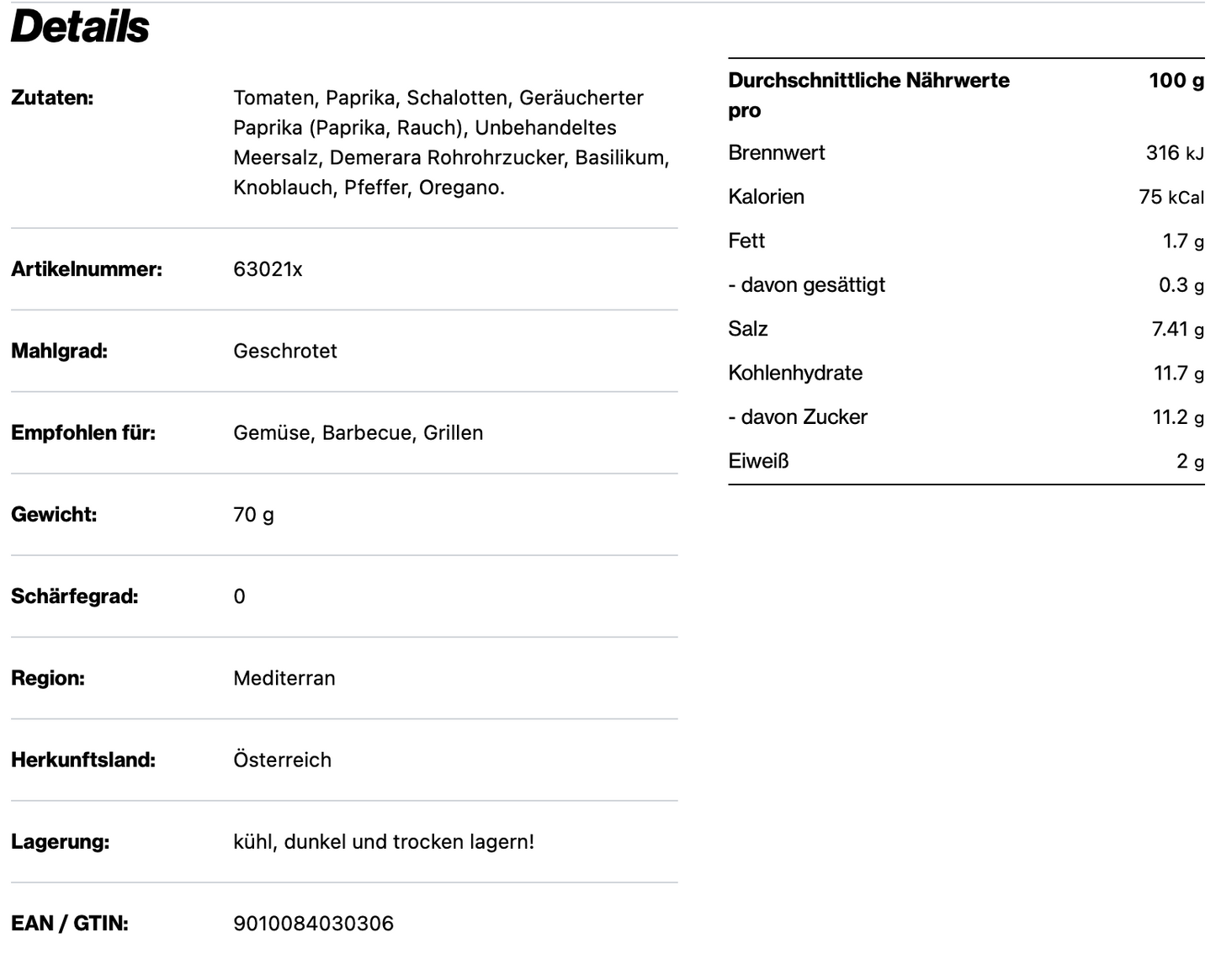 Bruschetta Barbecue - Dip & Gewürzmischung, 170ml Schraubdose