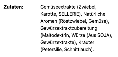 Gemüsesuppe & Brühe, 170ml Schraubdose