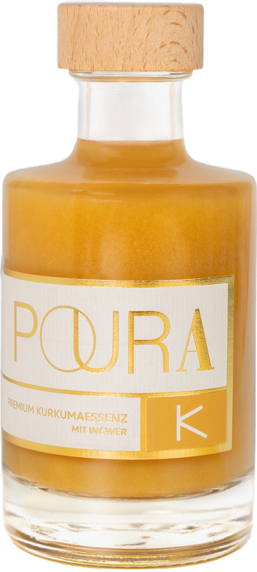 Poura BIO Premium Kurkumasirup mit Ingwer 195ml