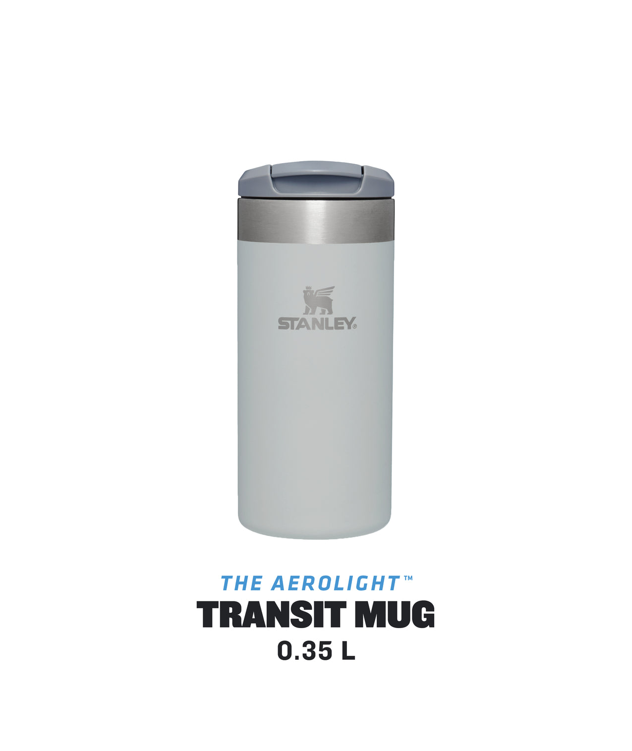 Stanley_THE AEROLIGHT™ TRANSIT MUG, Fog Metallic, 0,35 l