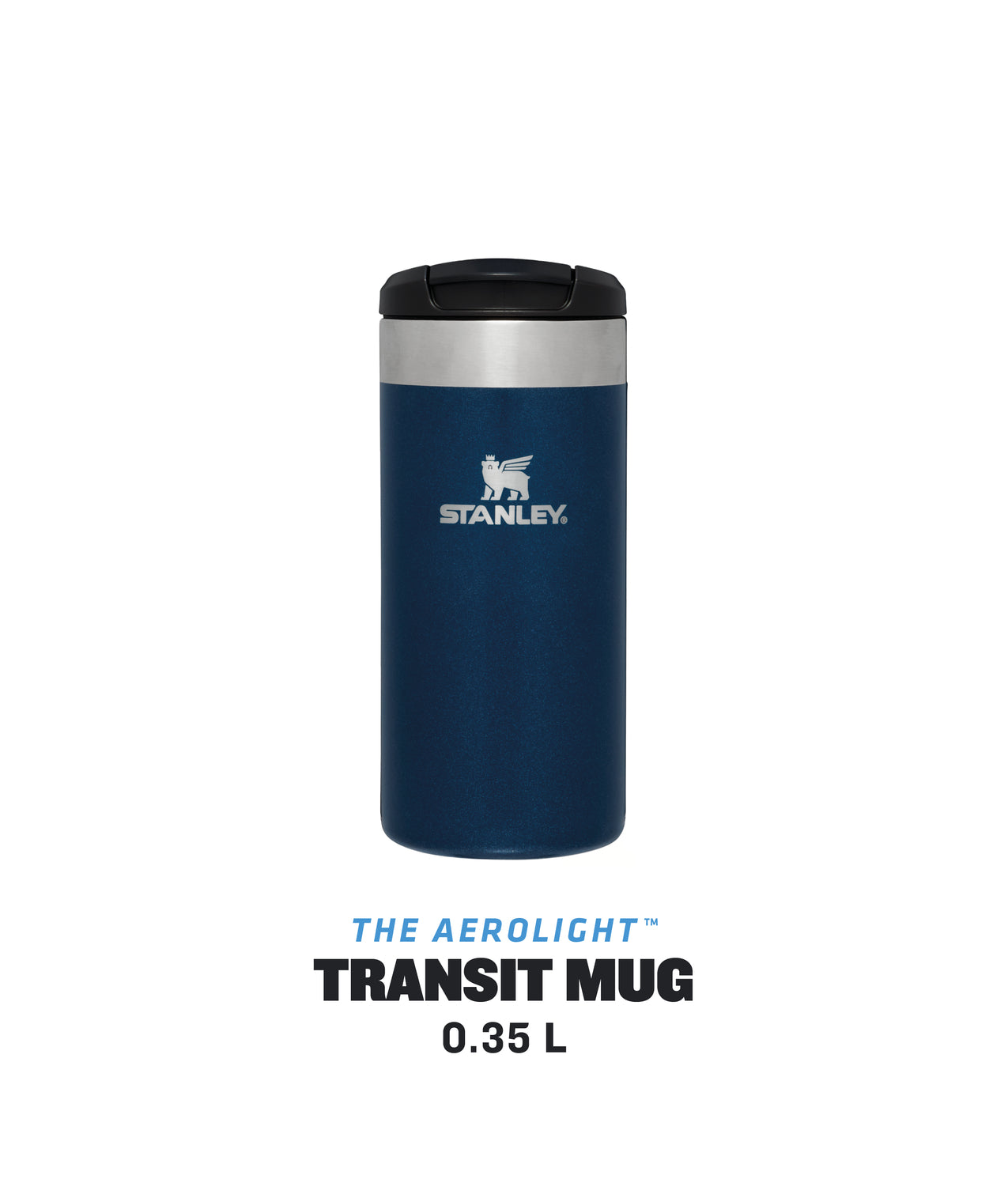 Stanley_THE AEROLIGHT™ TRANSIT MUG, Royal Blue Metallic, 0,35 l