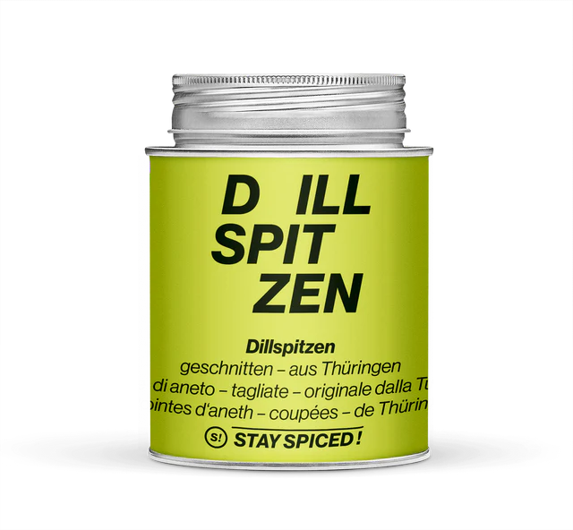 Dillspitzen geschnitten - original Thüringer 170ml Schraubdose