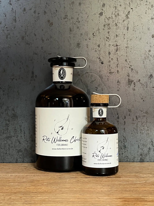 Die Feinbrennerei Rote Williams Christ Edelbrand 0,5 Liter 40 % Vol.