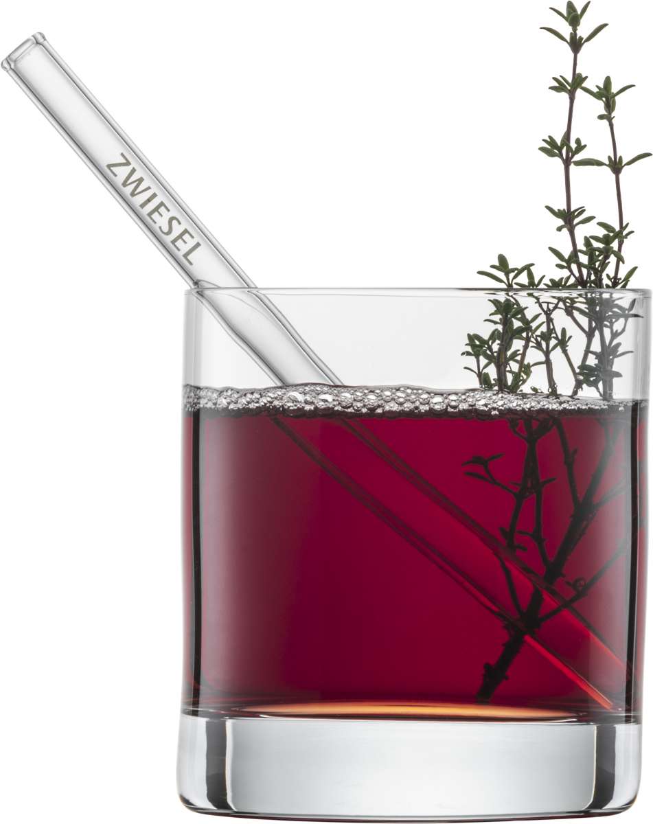 Schott Zwiesel 4er Set Glastrinkhalm