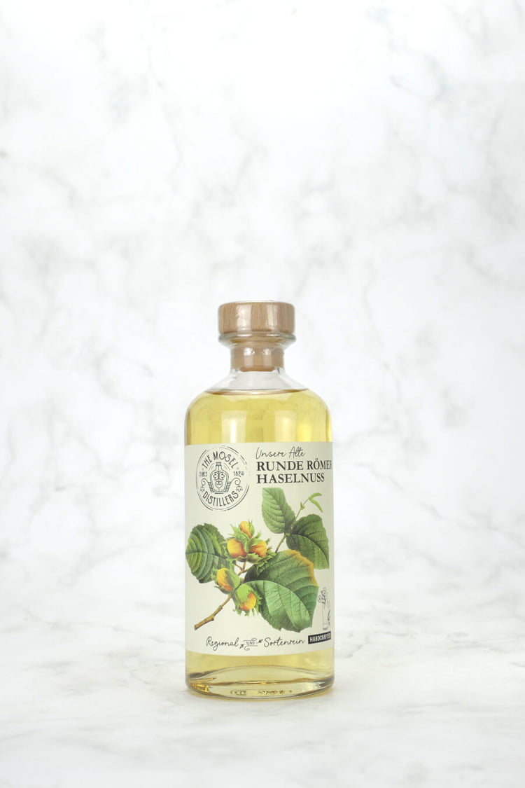 Runde Römer Haselnuss "The Mosel Distillers" (Spirituose) 500 ml, 40% Vol.