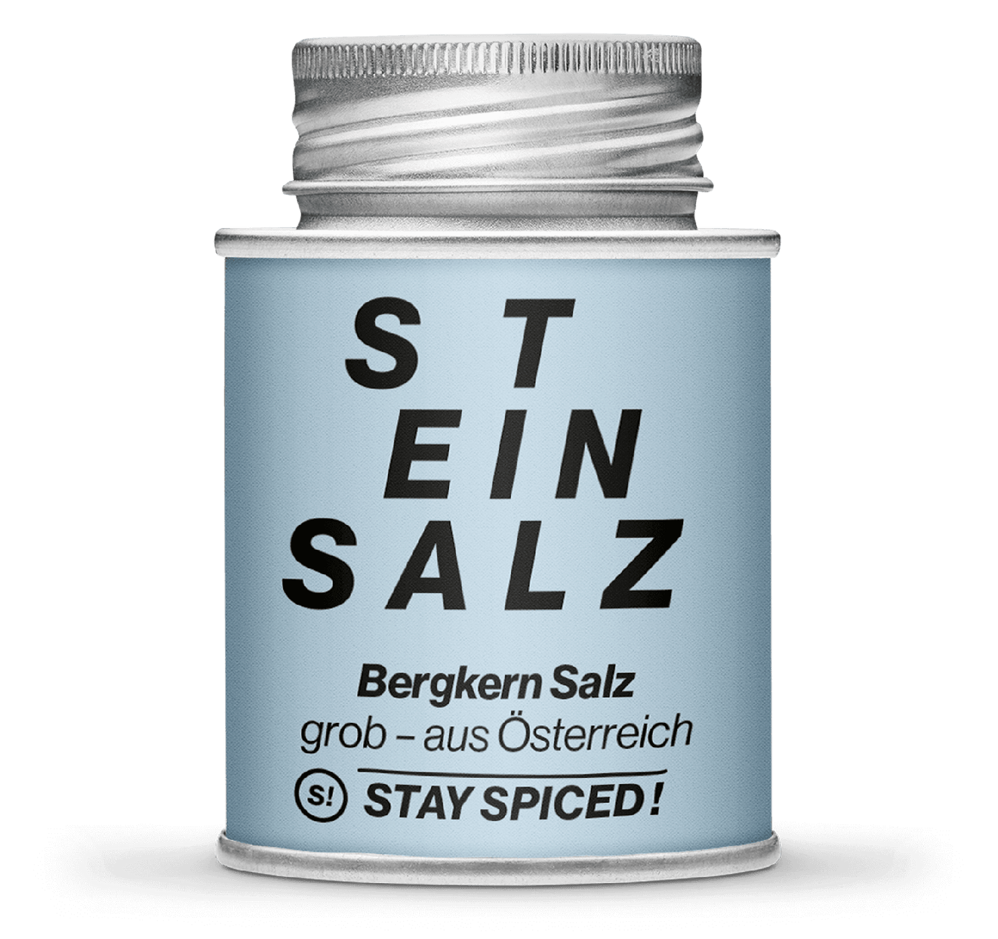 Ausseer Bergkern Salz grau-rosa, grob, 170ml Schraubdose