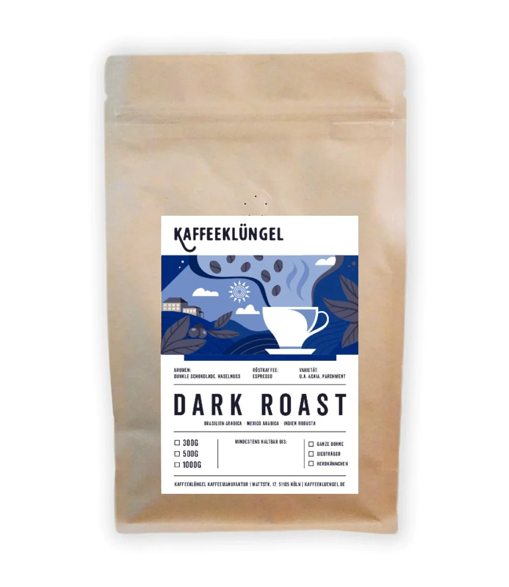 Kaffeeklüngel Dark Roast Espresso, ganze Bohne