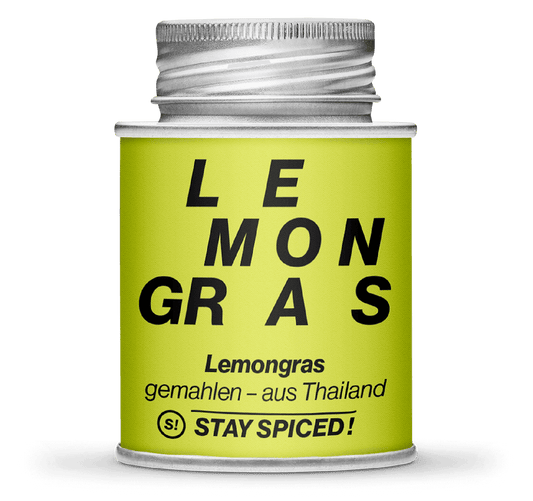 Lemongras - Zitronengras - gemahlen - thailändisch, 170ml Schraubdose