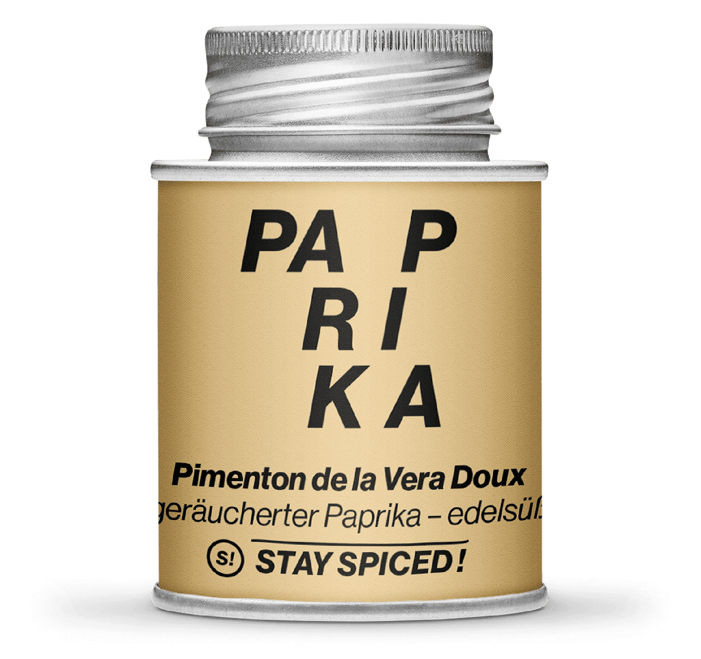 Pimenton de la Vera Doux - Paprika geräuchert edelsüß/mild, 170ml Schraubdose