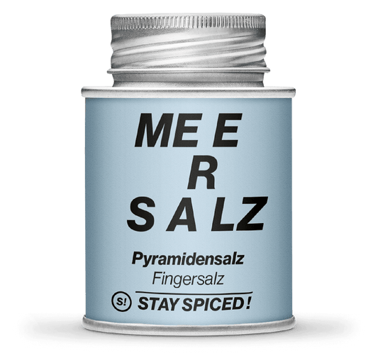 Pyramidensalz "Schneeflockensalz", 170ml Schraubdose