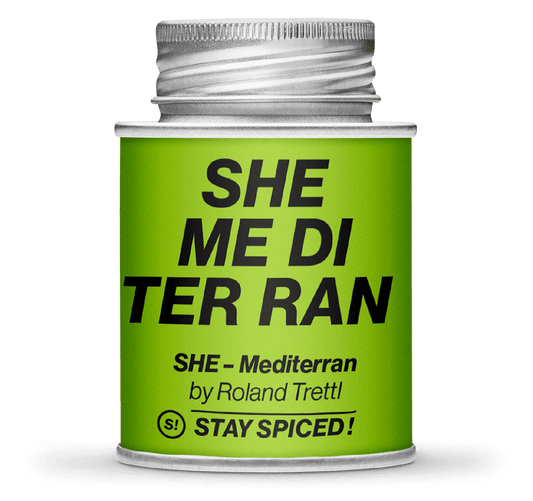 Roland Trettl - Mediterran - SHE - EDITION, 170ml Schruabdose