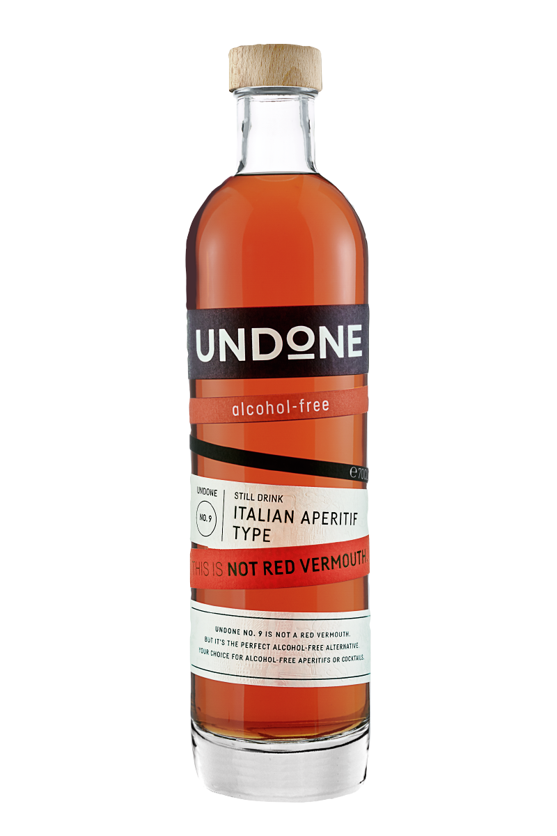 UNDONE NO. 9 THIS IS NOT RED VERMOUTH ITALIAN RED APERITIF TYPE