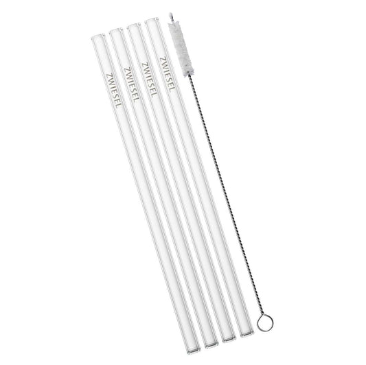 Schott Zwiesel 4er Set Glastrinkhalm