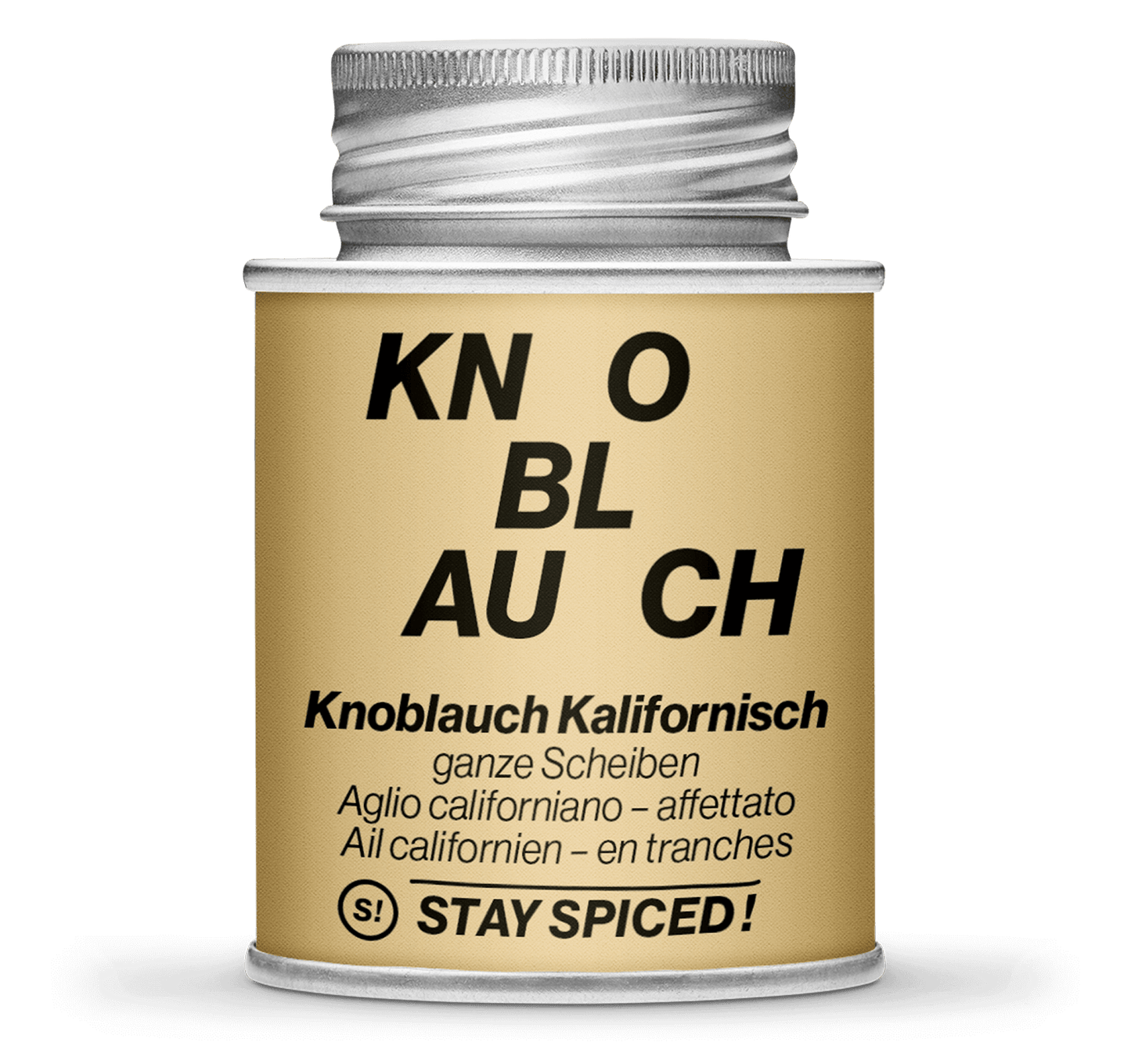 Knoblauch, ganze Scheiben