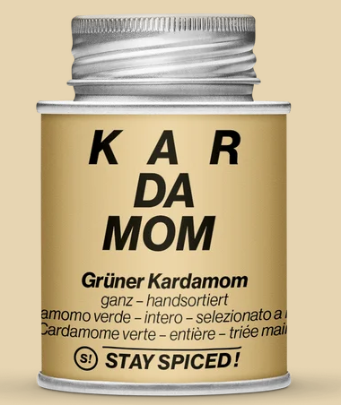 Kardamom grün ganz - 1.Qualität, 170ml Schraubdose