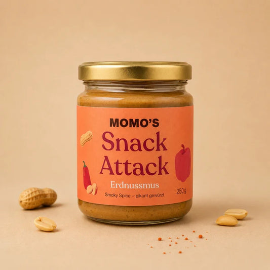 MOMO´S Snack Attack Erdnussmus, 250 g