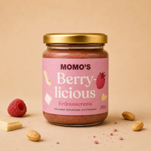 MOMO´S Berrylicious Erdnussmus, 250 g