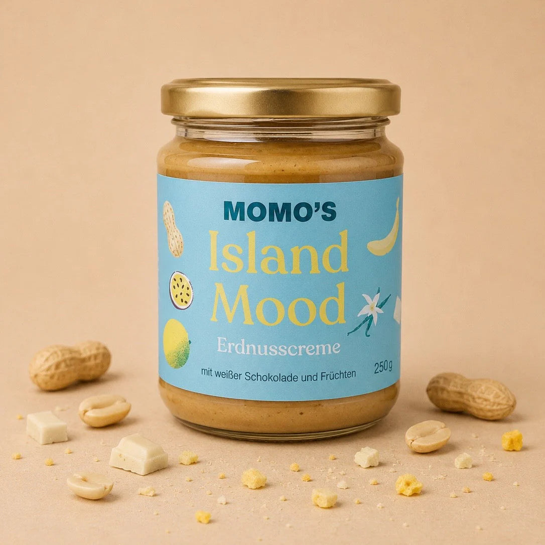 MOMO´S Island Mood Erdnussmus, 250 g