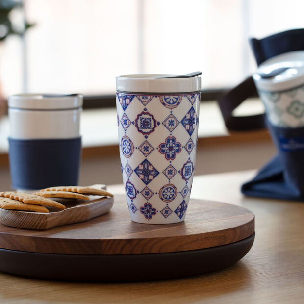 Modern Dining To Go Indigo Coffee-to-go-Becher