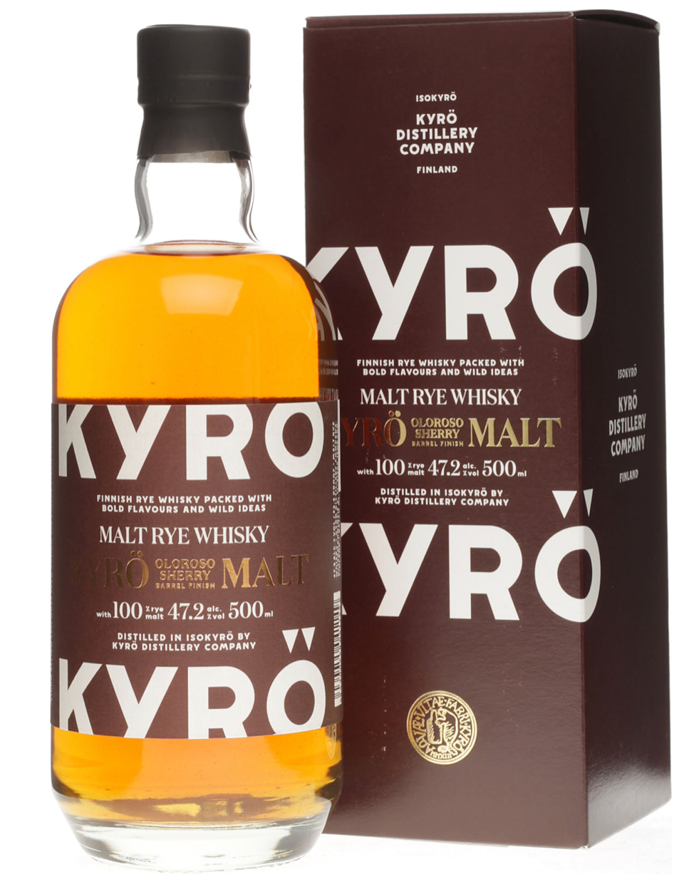 Kyrö Malt Oloroso Finish 0,5 Liter 47,2 % Vol.