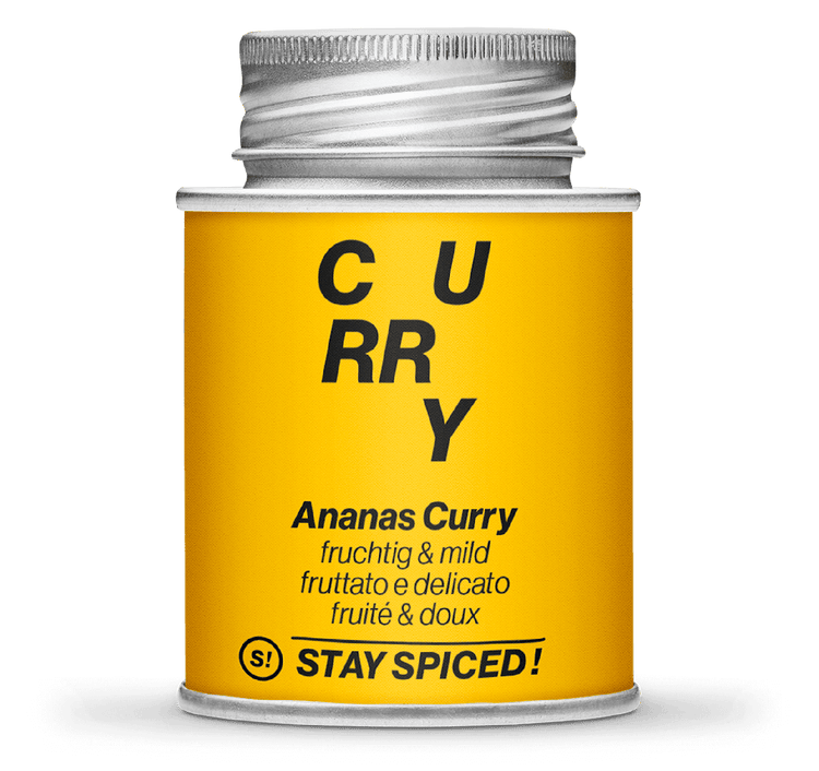 Ananas Curry - fruchtige Currymischung, 170ml Schraubdose