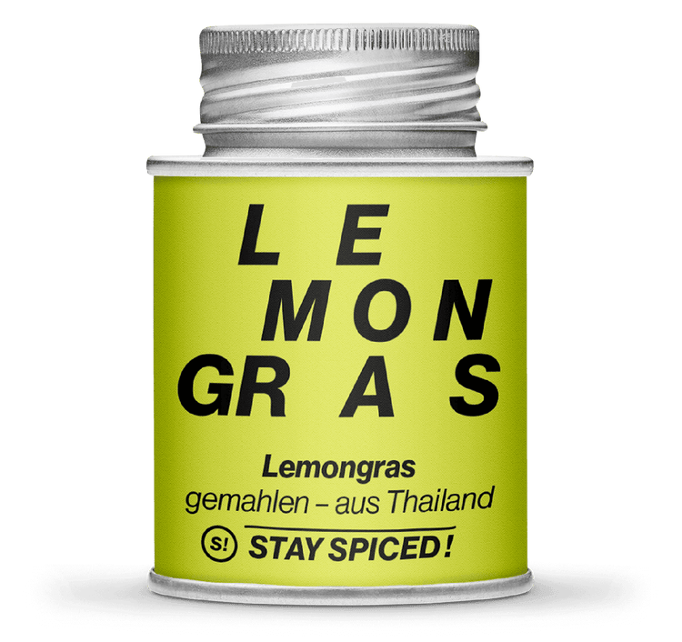 Lemongras - Zitronengras - gemahlen - thailändisch, 170ml Schraubdose