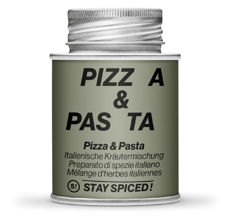 Pizza & Pasta Kräuter, 170ml Schraubdose