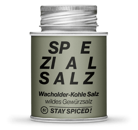 Wacholder Kohle Rauchsalz, 170ml Schraubdose